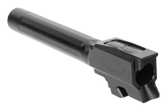 Faxon Match Series Fluted Barrel Fits GLOCK G48 and has a 1:10 twist rate.